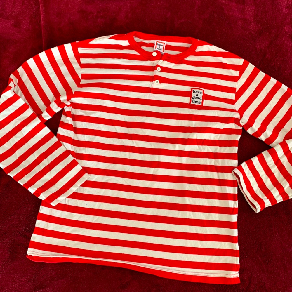 have a good time striped shirt